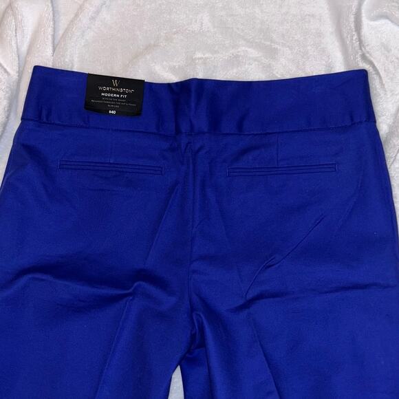 Worthington Women's Modern Fit Slim Leg w/Cuff, Size 10 NWT - Picture 4 of 9